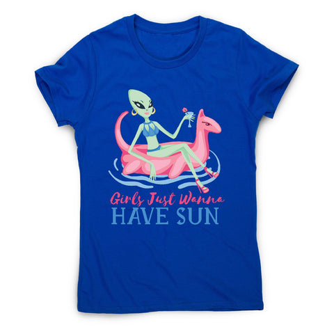 Alien sun - funny - women's t-shirt - Graphic Gear