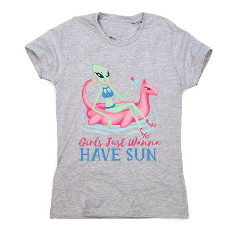 Alien sun - funny - women's t-shirt - Graphic Gear