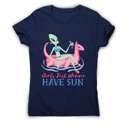 Alien sun - funny - women's t-shirt - Graphic Gear