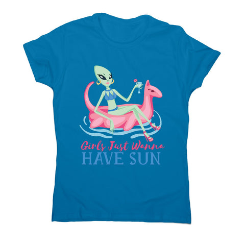 Alien sun - funny - women's t-shirt - Graphic Gear