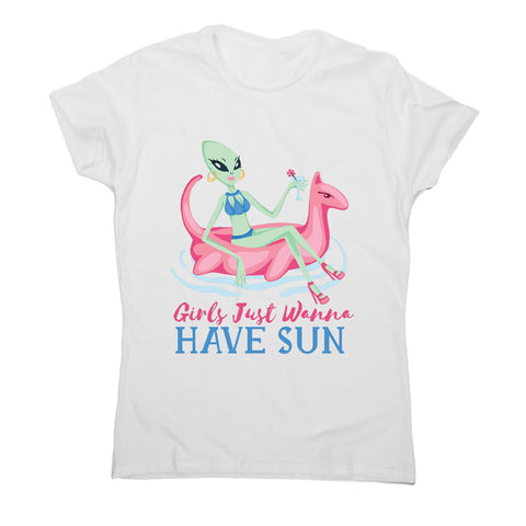 Alien sun - funny - women's t-shirt - Graphic Gear