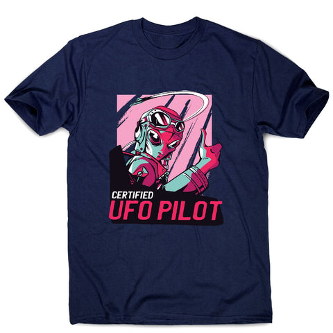 Alien ufo pilot t-shirt - men's funny premium t-shirt - Graphic Gear