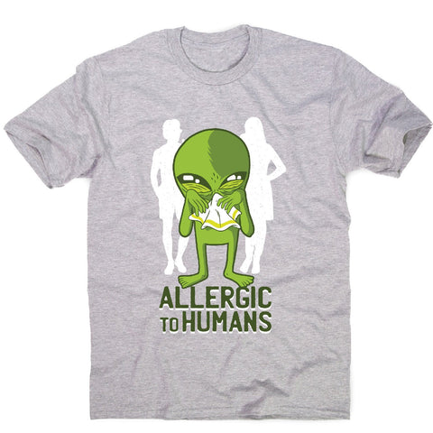 Allergic to humans - funny rude men's t-shirt - Graphic Gear