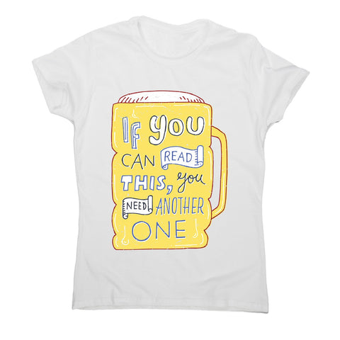 Another beer - women's funny premium t-shirt - Graphic Gear