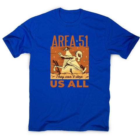 Area 51 alien - men's funny premium t-shirt - Graphic Gear