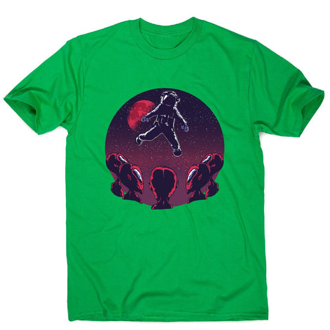 Astronaut alien - men's funny illustrations t-shirt - Graphic Gear