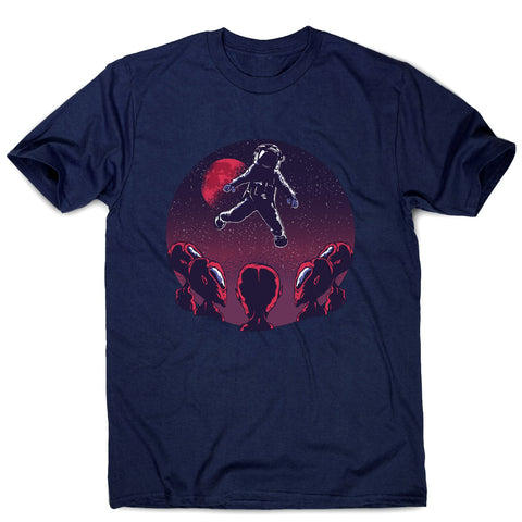 Astronaut alien - men's funny illustrations t-shirt - Graphic Gear