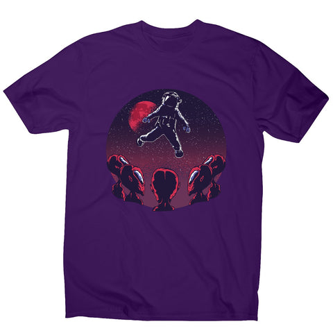 Astronaut alien - men's funny illustrations t-shirt - Graphic Gear