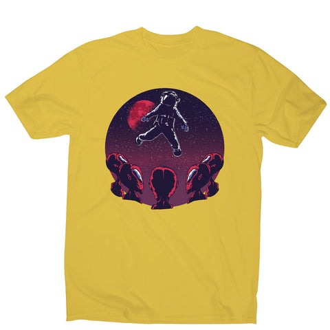 Astronaut alien - men's funny illustrations t-shirt - Graphic Gear