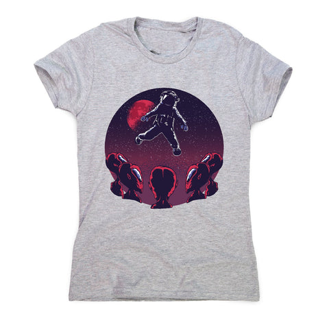Astronaut alien - women's funny illustrations t-shirt - Graphic Gear
