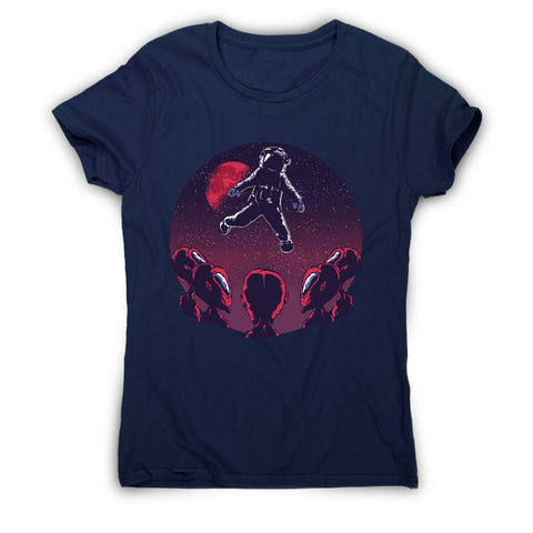 Astronaut alien - women's funny illustrations t-shirt - Graphic Gear