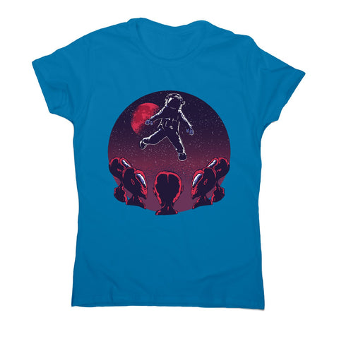 Astronaut alien - women's funny illustrations t-shirt - Graphic Gear