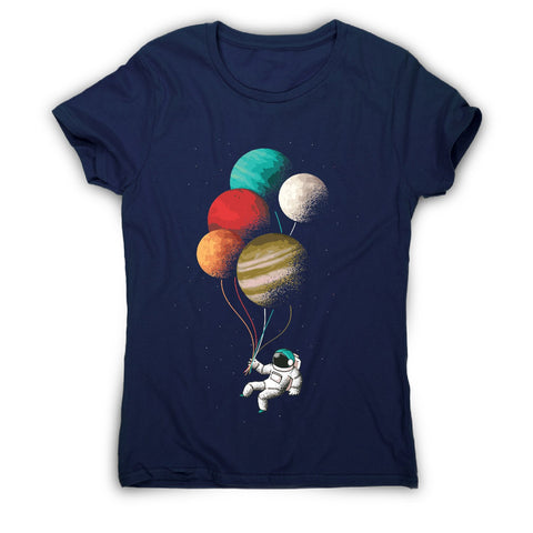 Astronaut balloons - illustration women's t-shirt - Graphic Gear