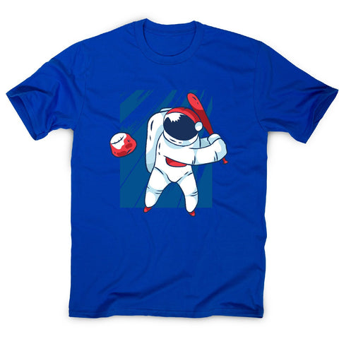 Astronaut baseball - men's funny illustrations t-shirt - Graphic Gear