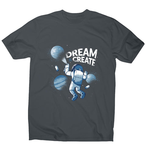 Astronaut graffiti - illustration men's t-shirt - Graphic Gear