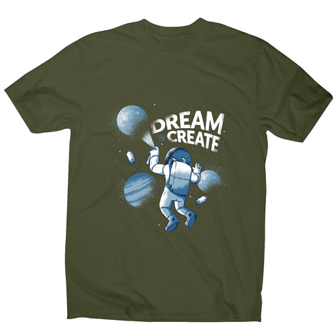 Astronaut graffiti - illustration men's t-shirt - Graphic Gear