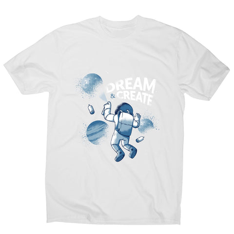 Astronaut graffiti - illustration men's t-shirt - Graphic Gear