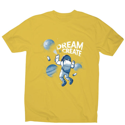 Astronaut graffiti - illustration men's t-shirt - Graphic Gear