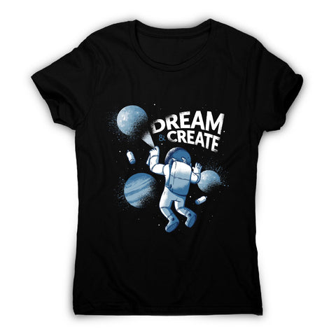 Astronaut graffiti - illustration women's t-shirt - Graphic Gear