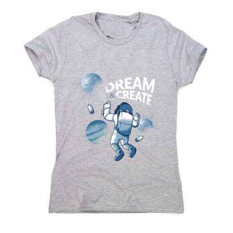 Astronaut graffiti - illustration women's t-shirt - Graphic Gear