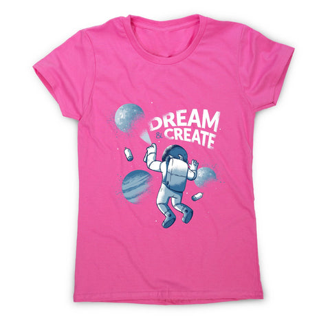 Astronaut graffiti - illustration women's t-shirt - Graphic Gear