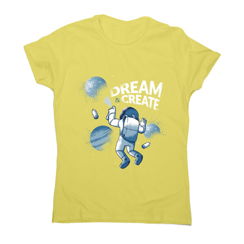 Astronaut graffiti - illustration women's t-shirt - Graphic Gear