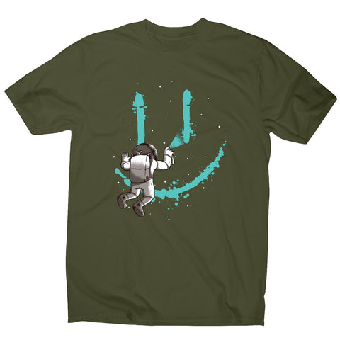 Astronaut grafitti - men's funny premium t-shirt - Graphic Gear