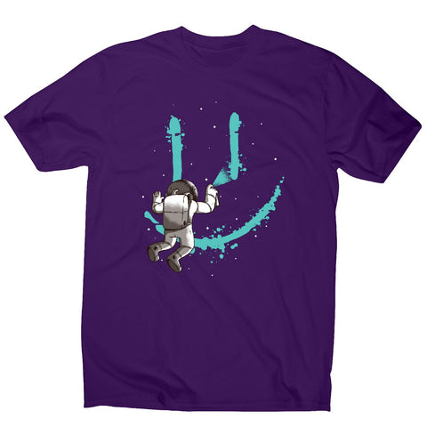 Astronaut grafitti - men's funny premium t-shirt - Graphic Gear