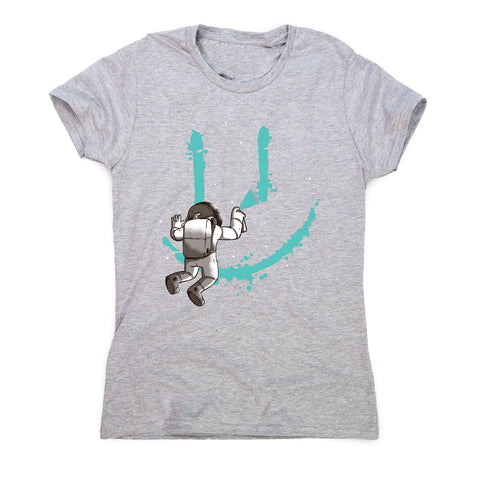 Astronaut grafitti - women's funny premium t-shirt - Graphic Gear