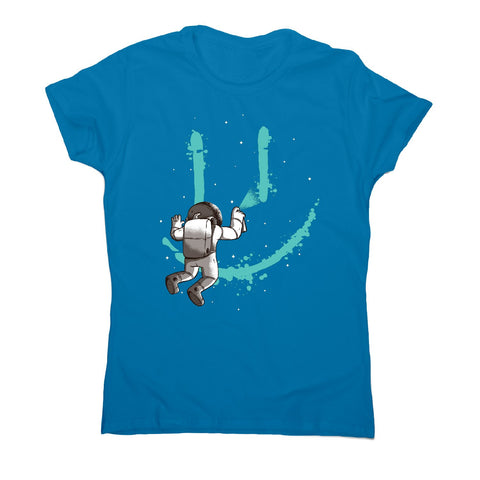 Astronaut grafitti - women's funny premium t-shirt - Graphic Gear