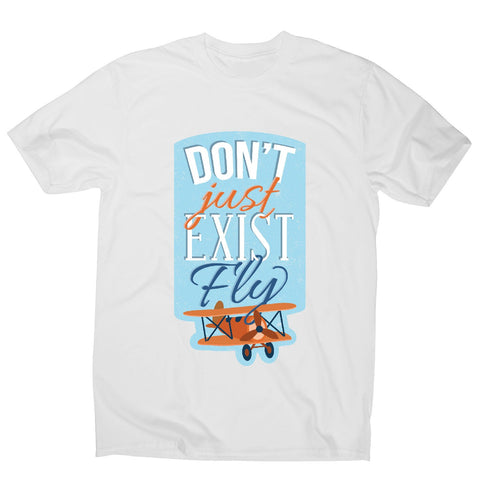 Aviator airplane quote - men's t-shirt - Graphic Gear