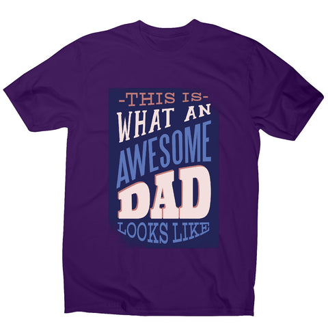 Awesome dad 2 - men's t-shirt - Graphic Gear
