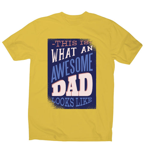 Awesome dad 2 - men's t-shirt - Graphic Gear