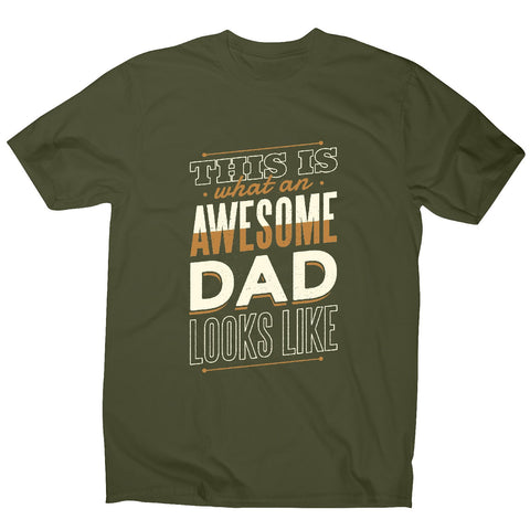 Awesome dad - men's t-shirt - Graphic Gear