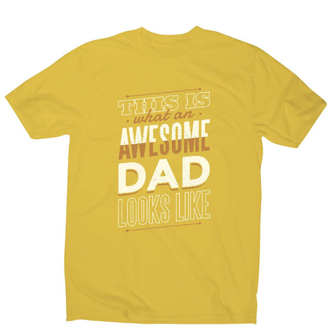 Awesome dad - men's t-shirt - Graphic Gear