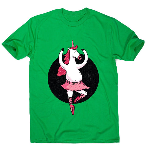 Ballet unicorn - men's funny premium t-shirt - Graphic Gear