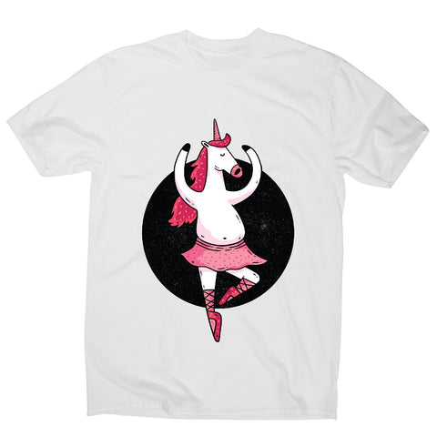 Ballet unicorn - men's funny premium t-shirt - Graphic Gear