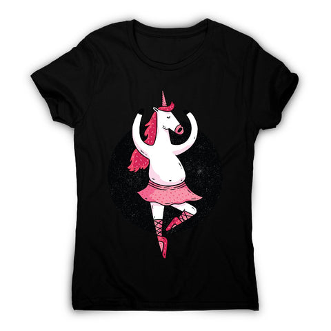 Ballet unicorn - women's funny premium t-shirt - Graphic Gear