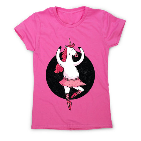 Ballet unicorn - women's funny premium t-shirt - Graphic Gear