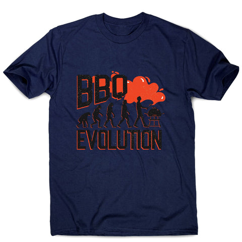 Bbq evolution - men's funny premium t-shirt - Graphic Gear