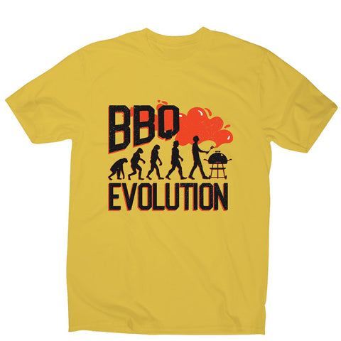 Bbq evolution - men's funny premium t-shirt - Graphic Gear