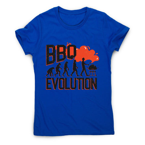 Bbq evolution - women's funny premium t-shirt - Graphic Gear