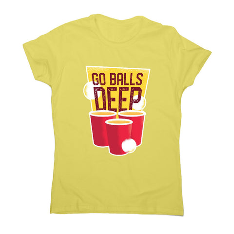 Beer pong - funny drinking women's t-shirt - Graphic Gear