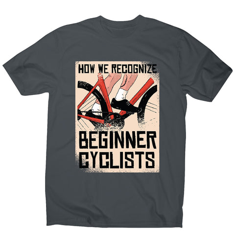 Beginner cyclists - men's funny premium t-shirt - Graphic Gear