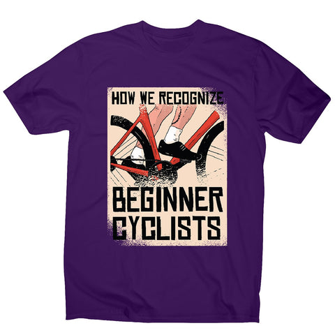 Beginner cyclists - men's funny premium t-shirt - Graphic Gear