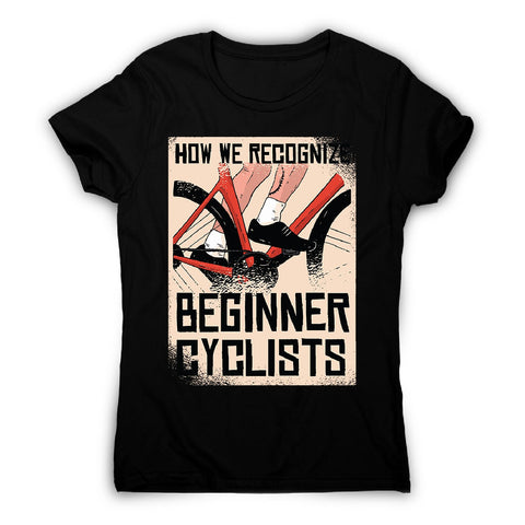 Beginner cyclists - women's funny premium t-shirt - Graphic Gear