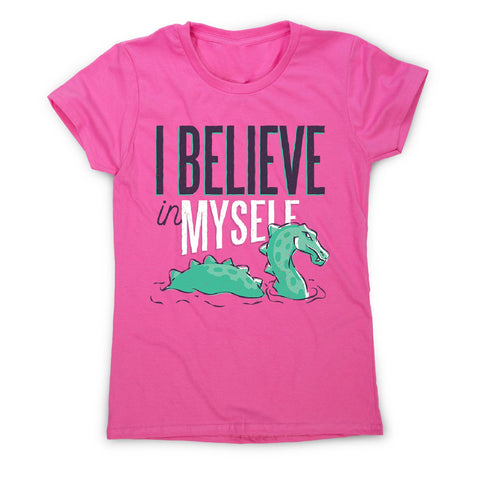 Believe loch ness monster - women's funny premium t-shirt - Graphic Gear