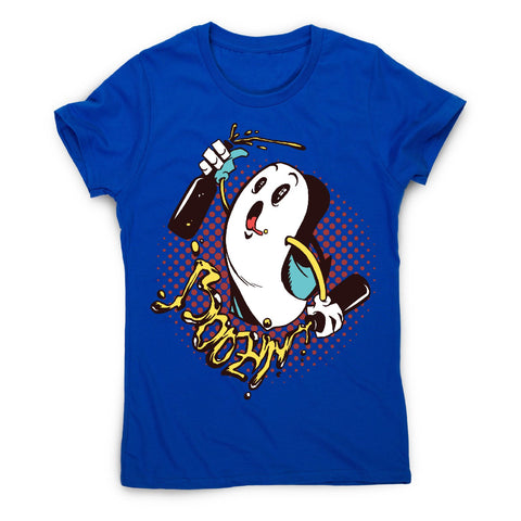 Boozin ghost - women's funny premium t-shirt - Graphic Gear