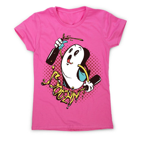 Boozin ghost - women's funny premium t-shirt - Graphic Gear