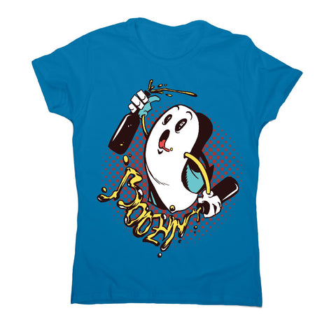 Boozin ghost - women's funny premium t-shirt - Graphic Gear